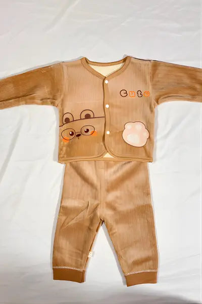Cocoa Bear Baby Suit