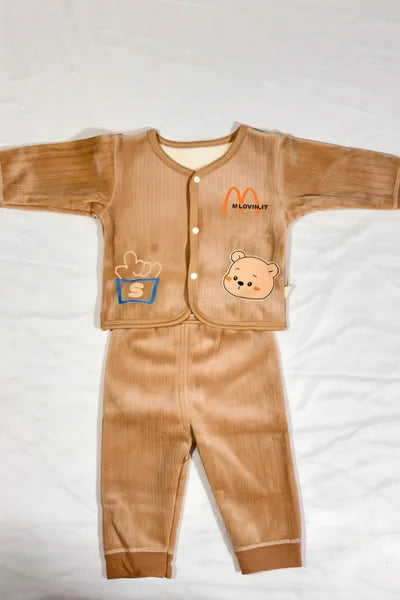 Sleepy Bear & Fries Night Suit