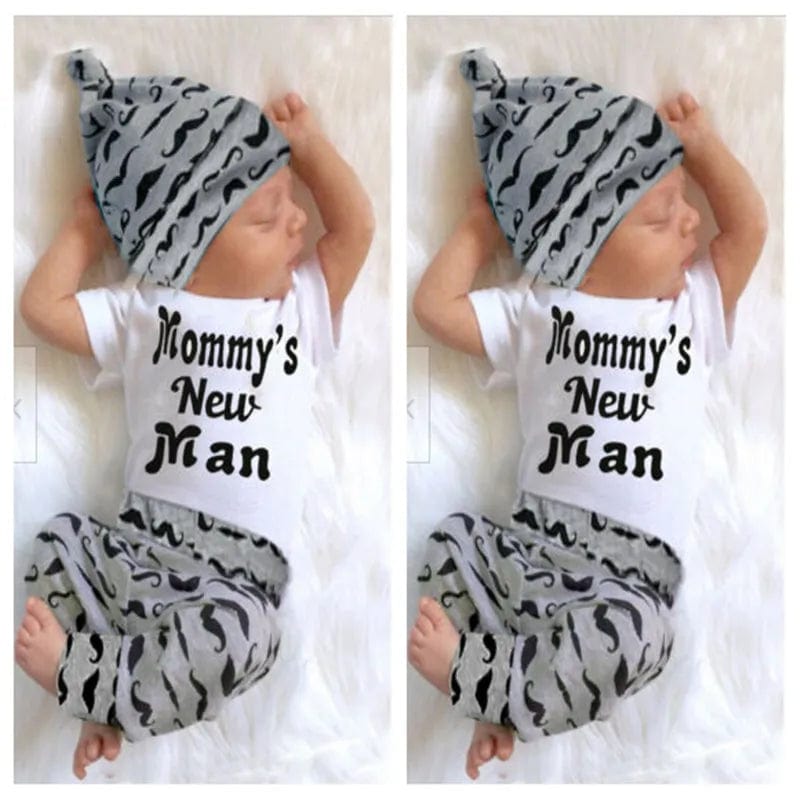 Romper & pajama set with cap
