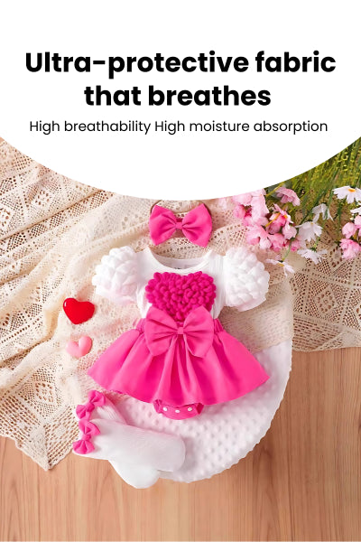 Pink Blossom Bow Dress