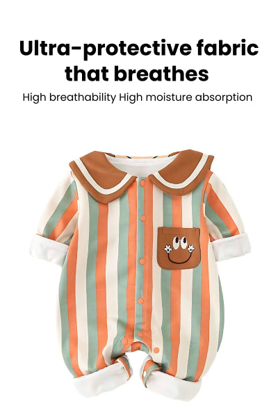 Stripey Smiles Romper