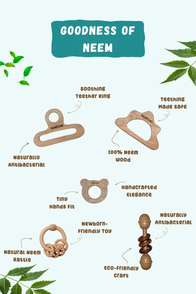 Tiny Neem Chime Baby Rattle