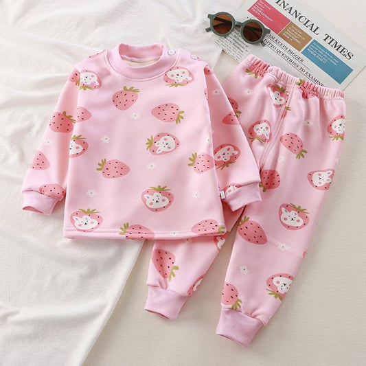 Strawberry Cord Set for Babies | Cute & Cozy Outfit