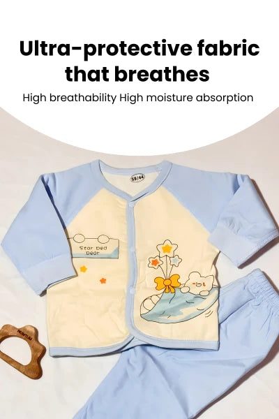 Bowed Bear Gentle Pajama Set