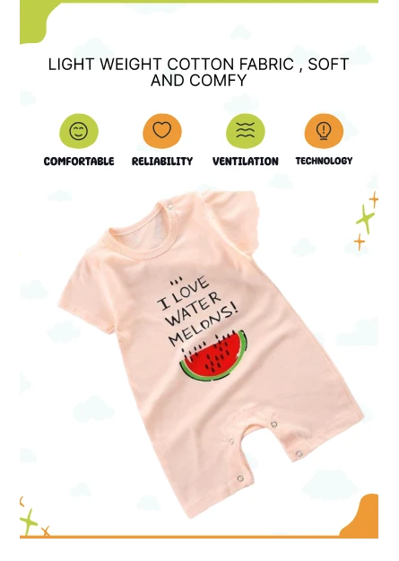 I Love Water Melons Romper