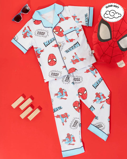 Kids clothes boys sleepwear featuring Spider-Man design. Kids sleepwear, Kids’ Nightwear