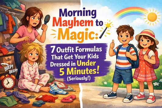Morning Mayhem to Magic: 7 Outfit Formulas That Get Your Kids Dressed in Under 5 Minutes (Seriously!)