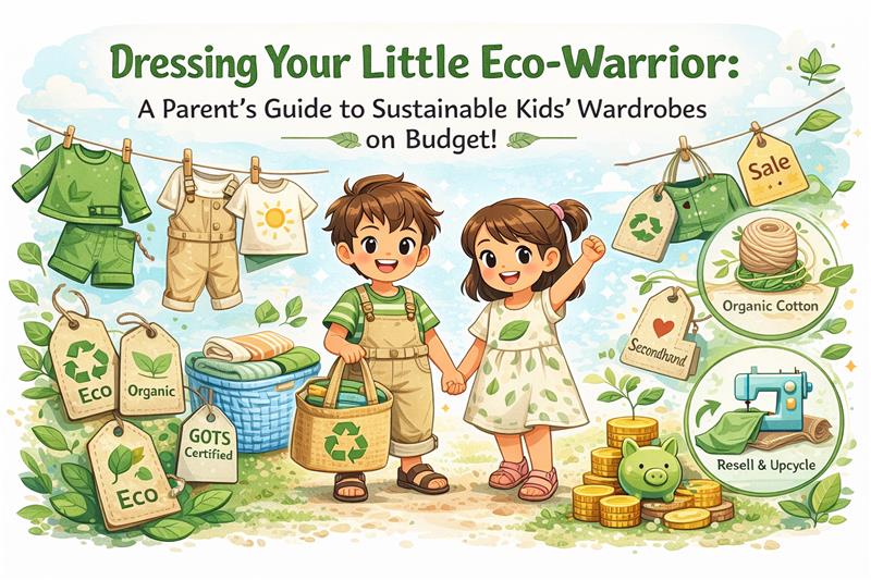 Dressing Your Little Eco-Warrior: A Parent's Guide to Sustainable Kids' Wardrobes on a Budget!