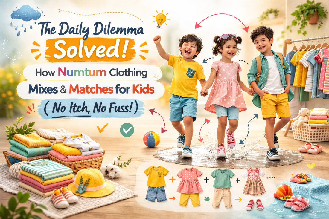The Daily Dilemma Solved: How Numtum Clothing Mixes & Matches for Kids (No Itch, No Fuss!)