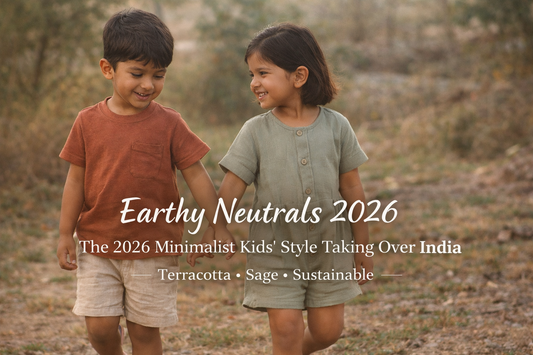 Earthy Neutrals: The 2026 Minimalist Kids' Style Taking Over India