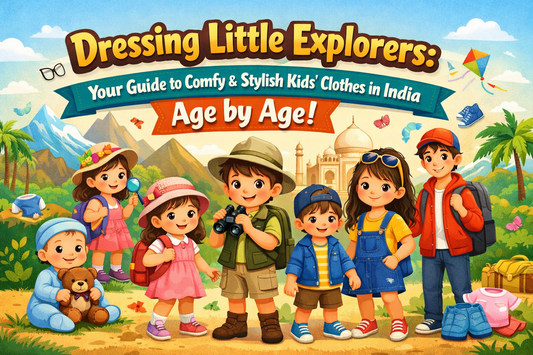 Dressing Little Explorers: Your Guide to Comfy & Stylish Kids' Clothes in India (Age by Age!)