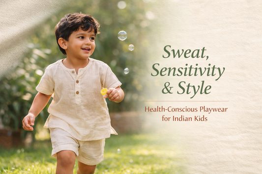 Sweat, Sensitivity &amp; Style: Your Guide to Health-Conscious Playwear for Indian Kids
