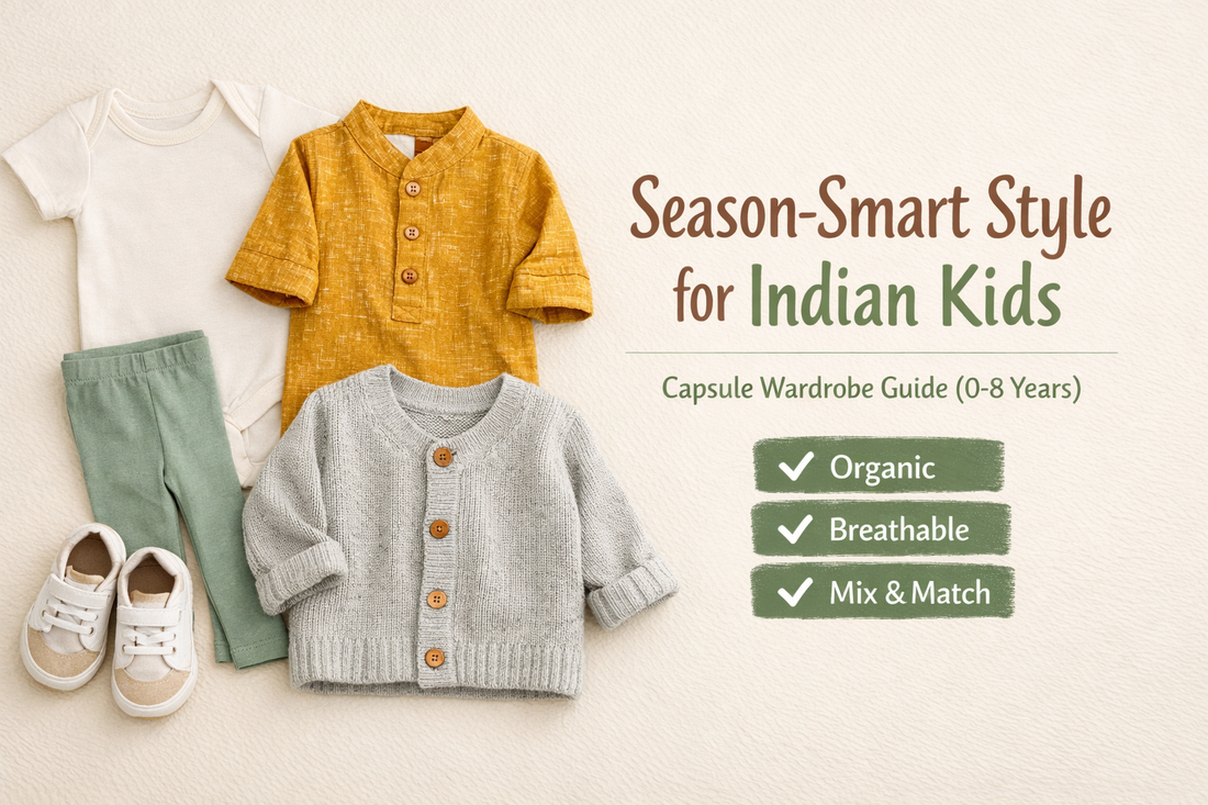Wardrobe Whiz Kids: Your Indian Parent's Playbook for Season-Smart Style (0-8 Years)