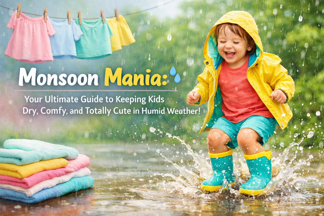 Monsoon Mania: Your Ultimate Guide to Keeping Kids Dry, Comfy, and Totally Cute in Humid Weather!