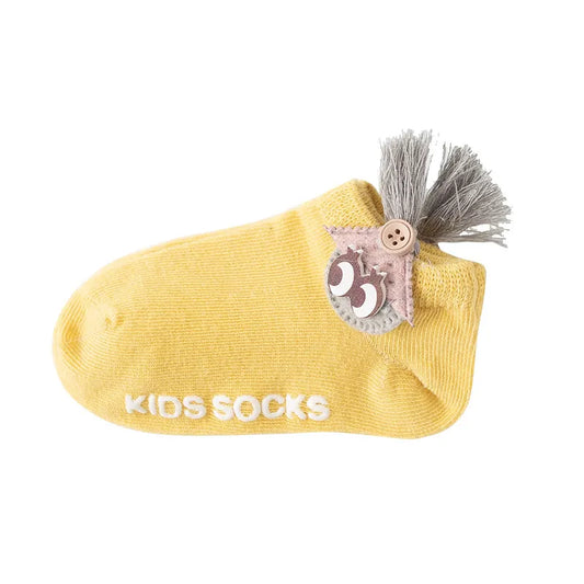 baby socks anti-skid yellow