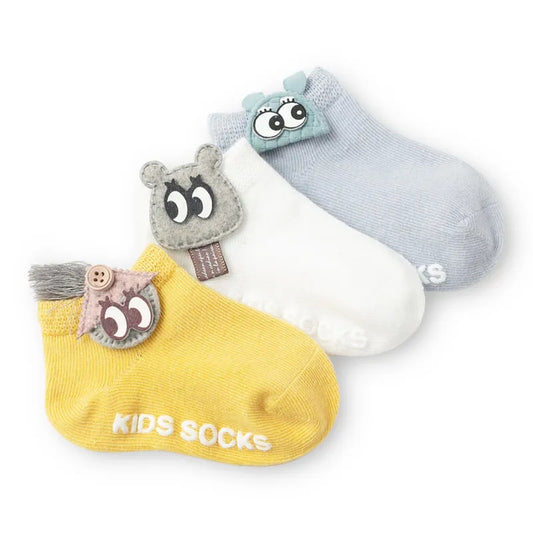 baby socks anti-skid yellow