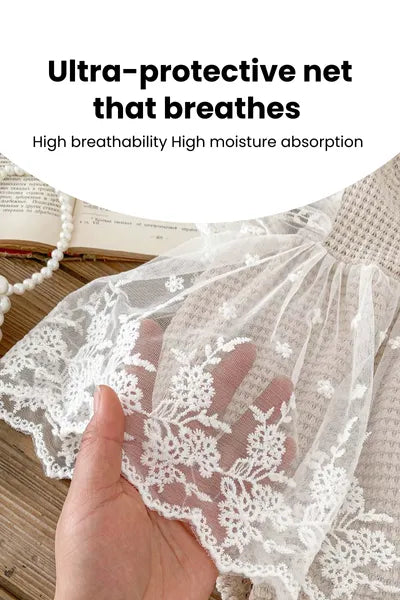 Girls kids clothing: A soft and breathable lace romper, a trendy choice in girls fashion