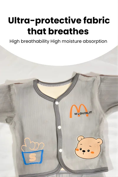 SnackTime Bear Soft Sleep Suit