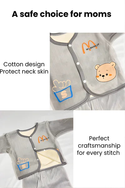 SnackTime Bear Soft Sleep Suit