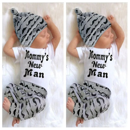 Romper & pajama set with cap