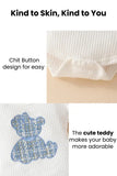 A safe and well-crafted baby outfit with a focus on cotton and skin protection.