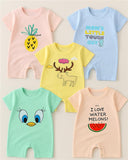 CuddleCrew – Pack of 5 Baby Rompers