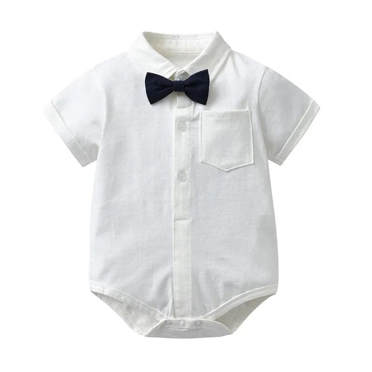 romper shirt with bow