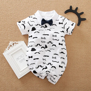 Baby romper with bow