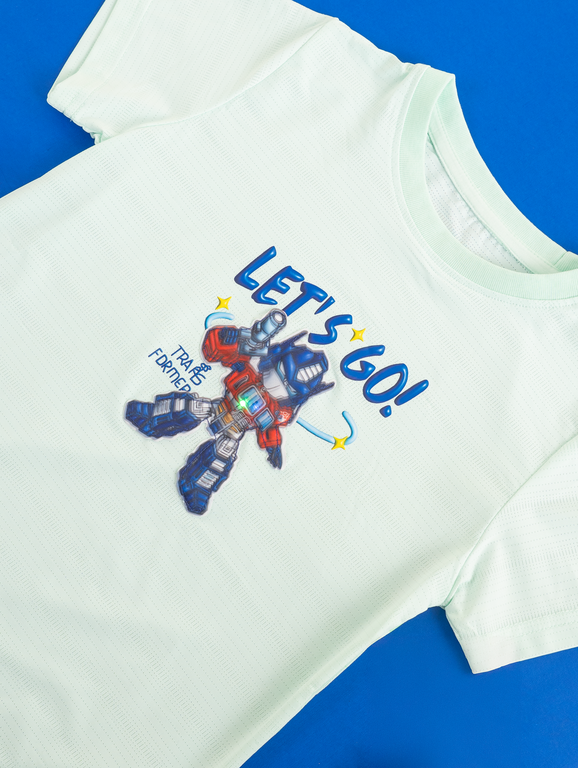 Kids clothes boys: light green t-shirt. Boys dress, kids dress for boys