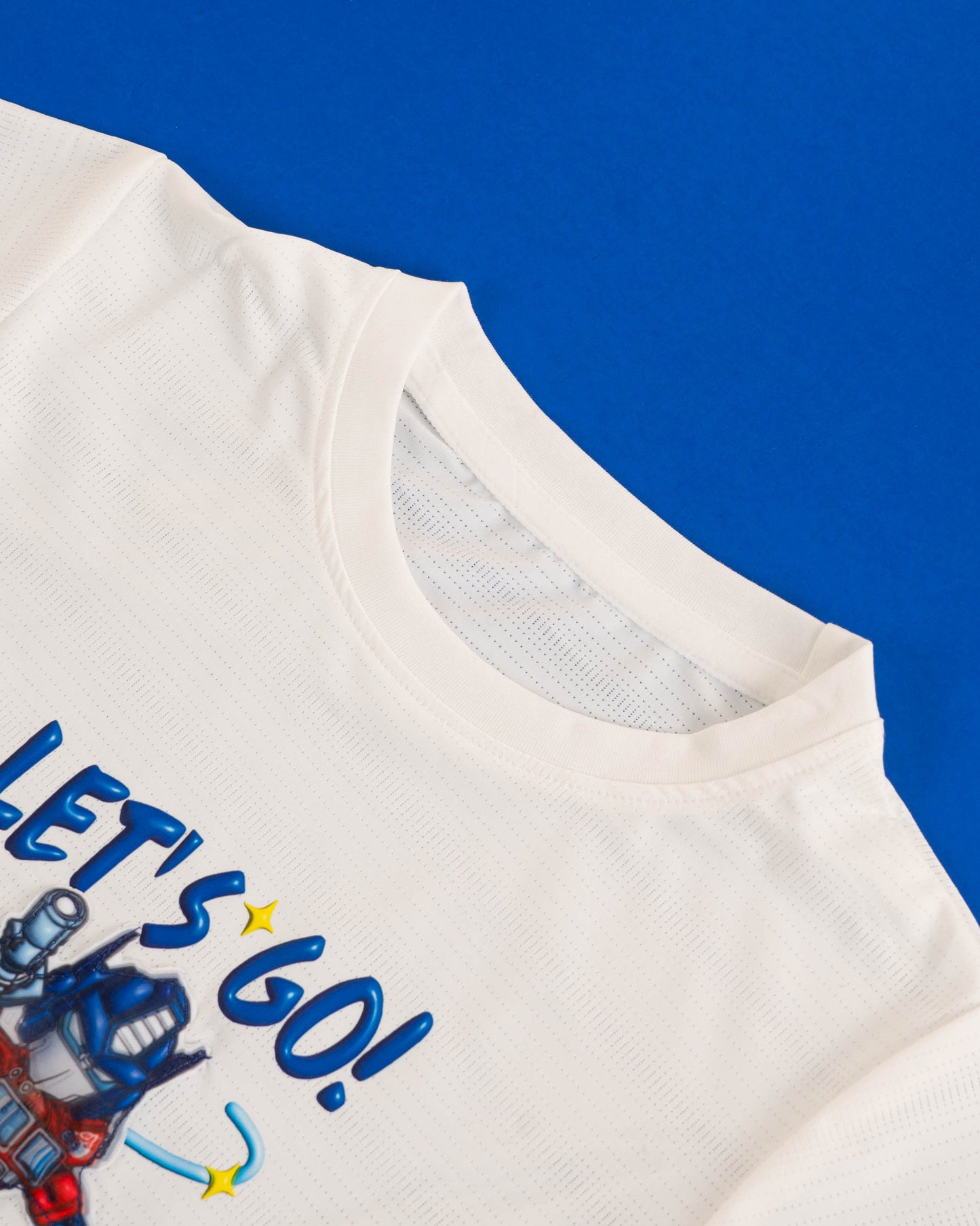 Casual kids clothes boys: a white tee with an action graphic