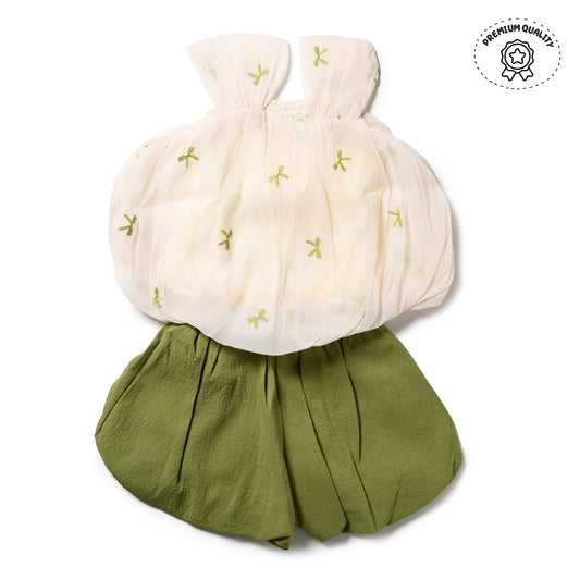 Green Fairy Blossom Frock