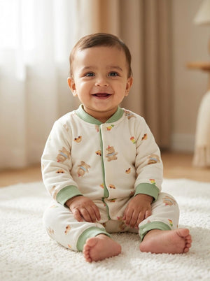 Green Meadow Animal Friends Baby Sleepsuit Romper