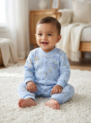 Sky Ride Full Sleeve Baby Romper
