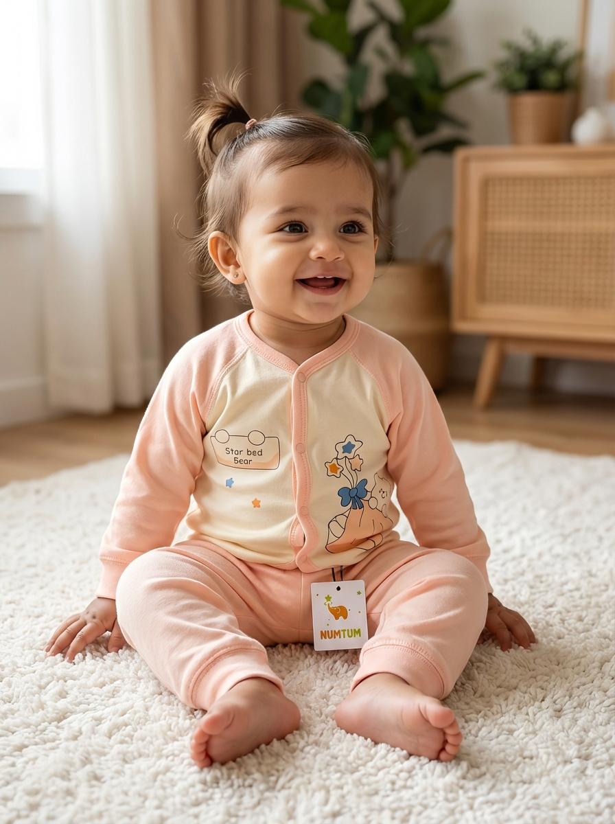 Star Bag Bear Infant Outfit