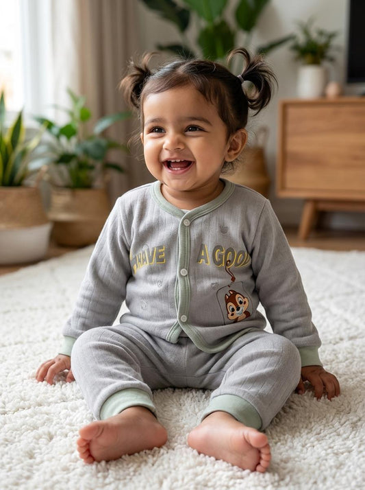 Little Monkey Warm Night Suit