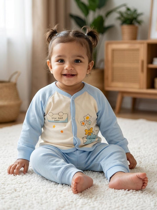 Bowed Bear Gentle Pajama Set