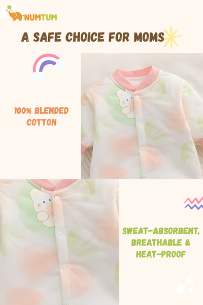 Cotton Candy Cloud Baby Romper