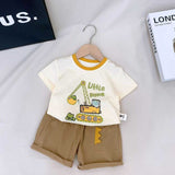 alt="Numtum Little Cruiser Set – Boys' summer outfit with a fun graphic tee and matching shorts, perfect for outdoor play."/>