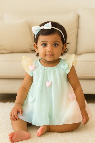 Cotton Candy Cloudy Dress