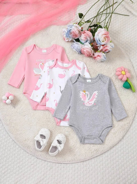alt="flamingo romper set of 3"/>