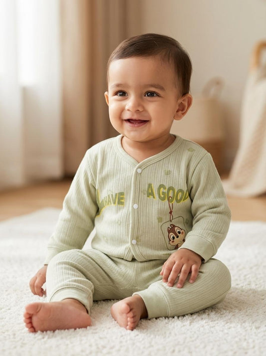 Little Boss Green Pajamas Set