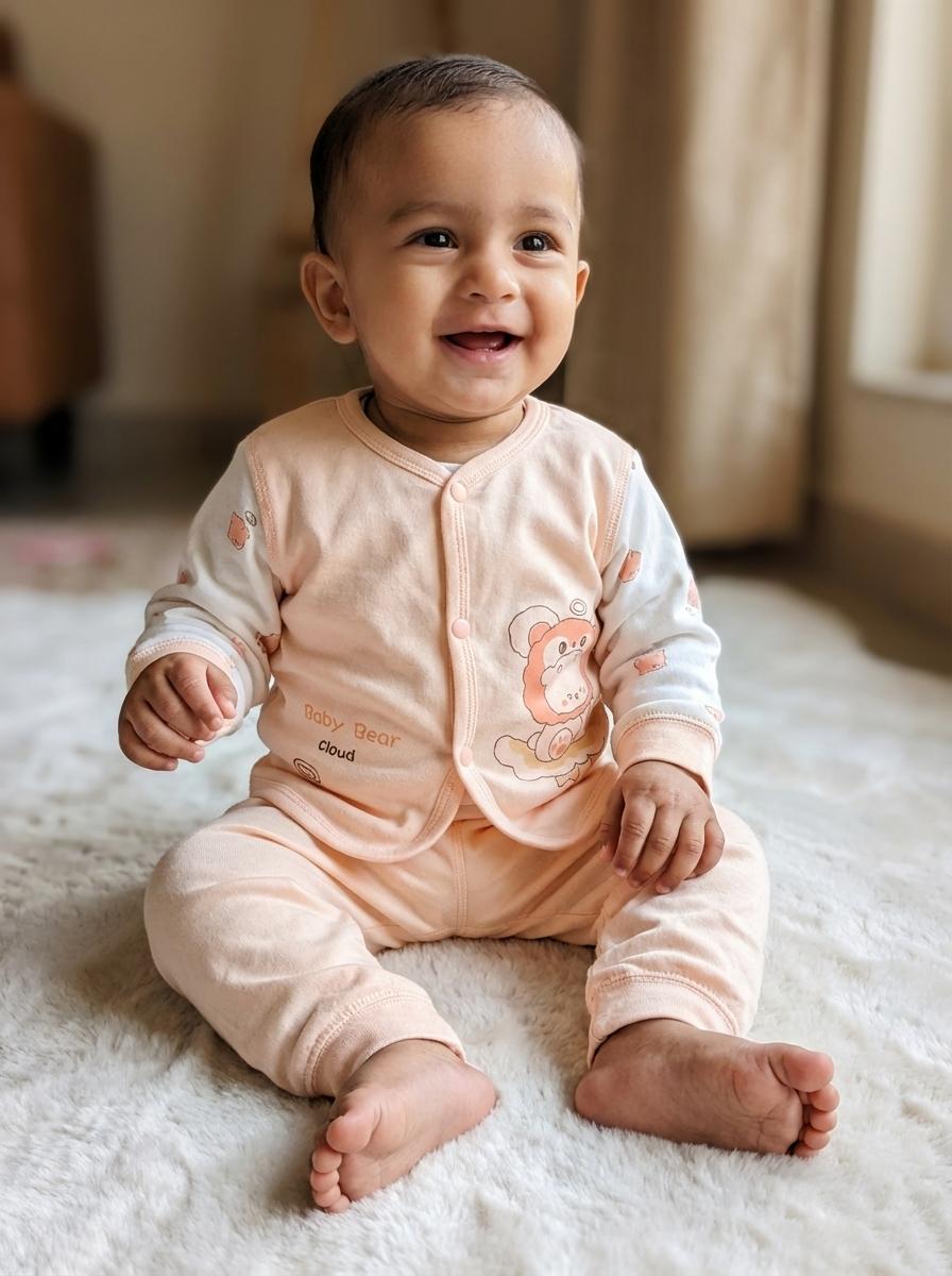 Peachy Lion Cub Sleepwear