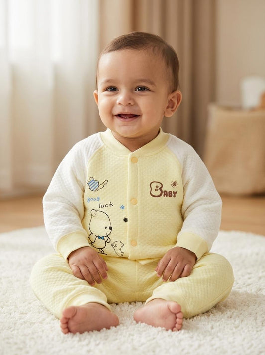 Lucky Bear Yellow  Pajama