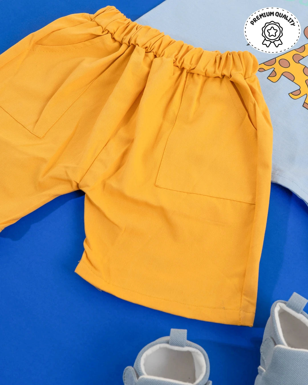 Kids clothes boys: stylish summer attire with animal-themed details. Boys dress, kids dress for boys