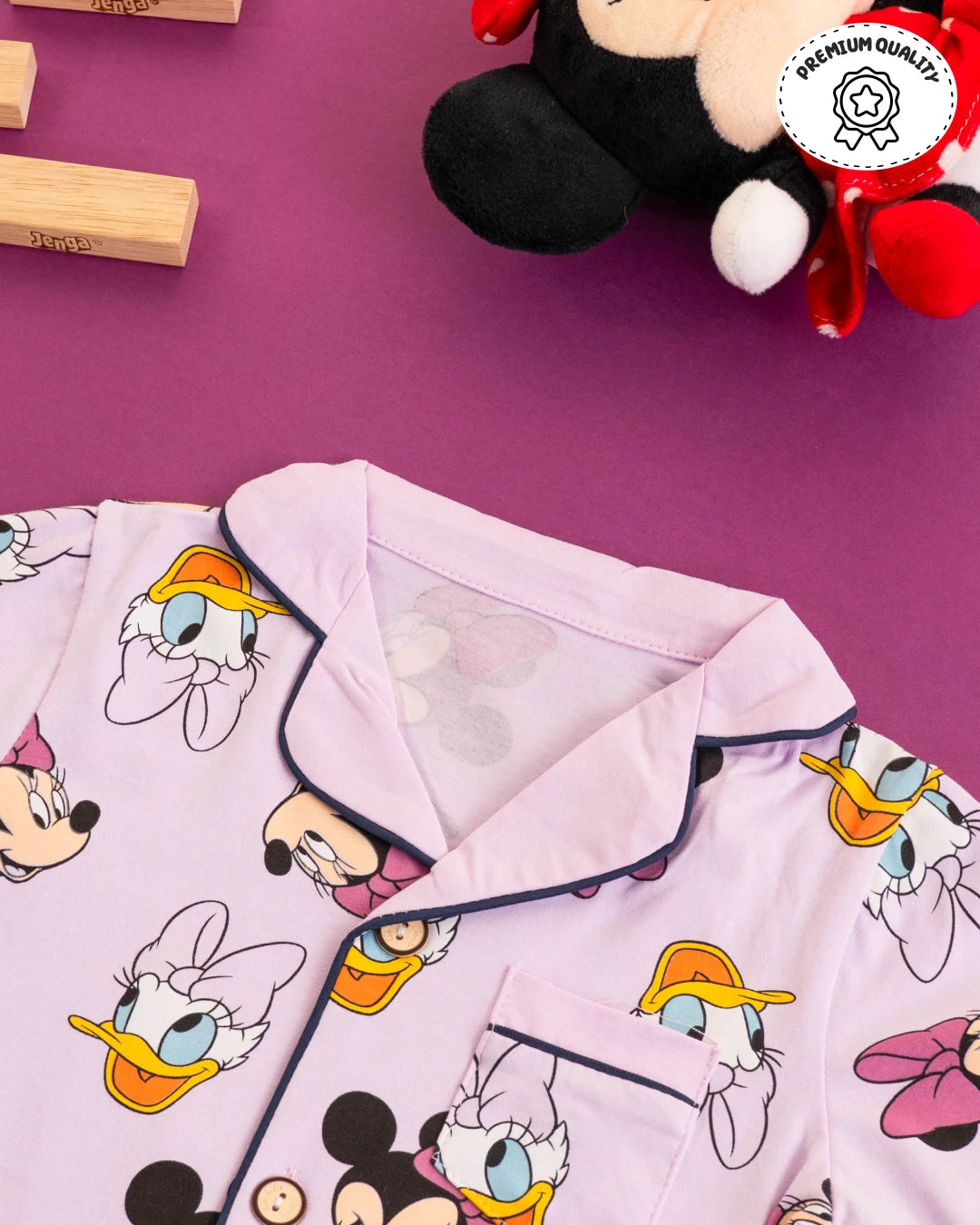 Adorable kids’ nightwear set with fun patterns. Sleepwear, Pants set - Girls pyjamas
