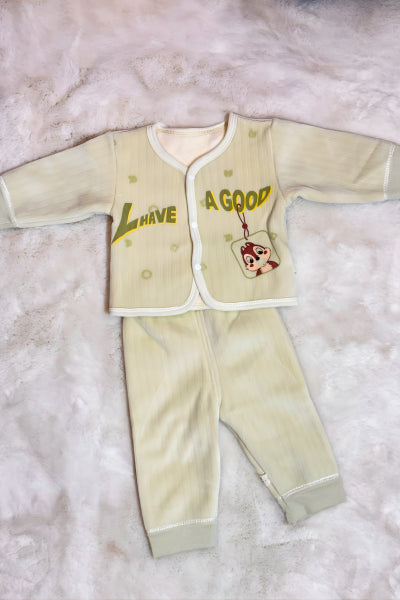 Little Boss Green Pajamas Set