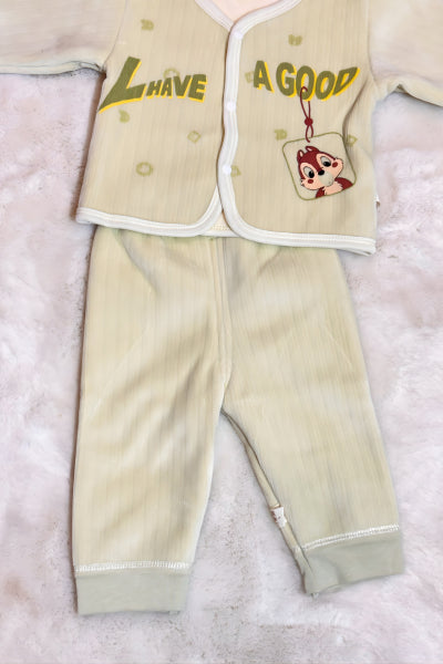Little Boss Green Pajamas Set