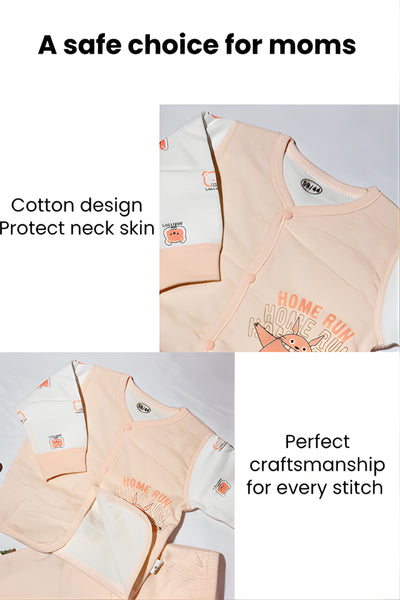 Home Run Peachy Bear Night Suit