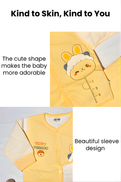 Yellow “Grow Taller” Infant Outfit