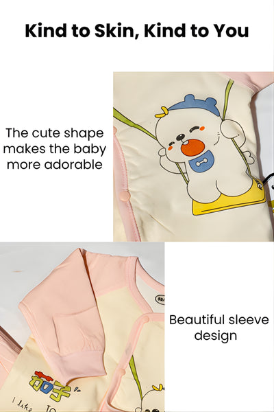 Soft Cotton “I Like to Swing” Baby Suit